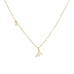 S925 Sterling Silver CZ Initial Letter Necklace | 18K Gold-Plated Personalized Jewelry - Image 22