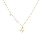 S925 Sterling Silver CZ Initial Letter Necklace | 18K Gold-Plated Personalized Jewelry - Image 20