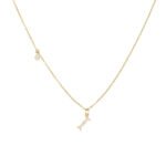S925 Sterling Silver CZ Initial Letter Necklace | 18K Gold-Plated Personalized Jewelry - Image 19