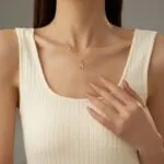 S925 Sterling Silver CZ Initial Letter Necklace | 18K Gold-Plated Personalized Jewelry - Image 2