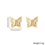 Exquisite Butterfly Stud Earrings for Women | Luxury Elegant Jewelry - Image 4