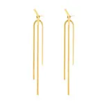 Star Tassel Drop Earrings for Women | 18K Gold-Plated Titanium Steel Jewelry - Image 5