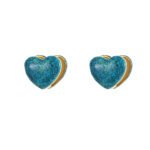 Heart Glitter Epoxy Clip On Earrings for Women | Luxury Stainless Steel Jewelry - Image 7