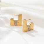 Versatile Gold Geometric Earrings Set | Everyday Minimalist Jewelry - Image 2