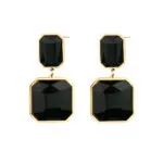 Assorted Color Zircon Drop Earrings Wholesale | Luxury Geometric & Heart Design - Image 5