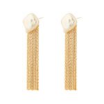 Baroque Freshwater Pearl Drop Earrings for Women | Luxury Gold-Plated Copper Jewelry - Image 5