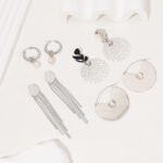 Wholesale Freshwater Pearl & Metal Tassel Earrings | Luxury Stainless Steel Jewelry Set