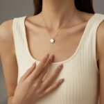 Rose Gold Five-Leaf Clover Mother-of-Pearl CZ Necklace | Hypoallergenic Stainless Steel Jewelry - Image 4