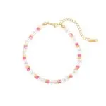 Colorful Square Natural Stone Beaded Necklace & Bracelet Set | Boho Summer Jewelry - Image 5