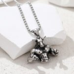 Men's Punk Style Stainless Steel Pendant Necklace Collection | Vintage Biker Jewelry - Image 2