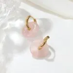 Freshwater Pearl & Rose Quartz Beaded Choker | 18K Gold-Plated Stainless Steel Jewelry - Image 4