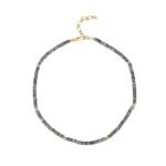 Natural Stone Flat Beaded Necklace | 18K Gold-Plated Stainless Steel Luxury Jewelry - Image 18