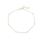 Natural Stone Flat Beaded Necklace | 18K Gold-Plated Stainless Steel Luxury Jewelry - Image 12