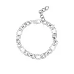 Stainless Steel O-Link Chain Necklace & Bracelet Set | 18K Gold-Plated Jewelry - Image 5
