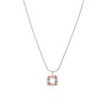 Premium Starry Ocean Round Pendant Necklace | 18K Gold-Plated Stainless Steel Jewelry - Image 7