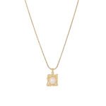 Premium Starry Ocean Round Pendant Necklace | 18K Gold-Plated Stainless Steel Jewelry - Image 8