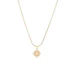 Premium Starry Ocean Round Pendant Necklace | 18K Gold-Plated Stainless Steel Jewelry - Image 10